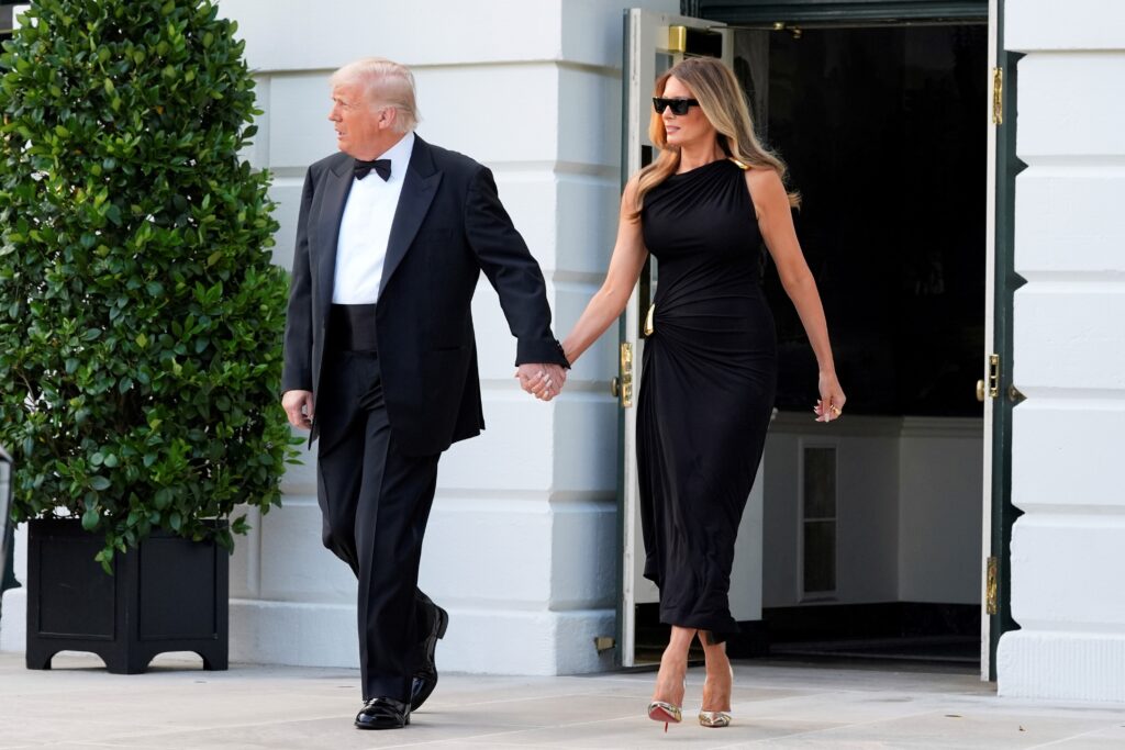 trump and wife