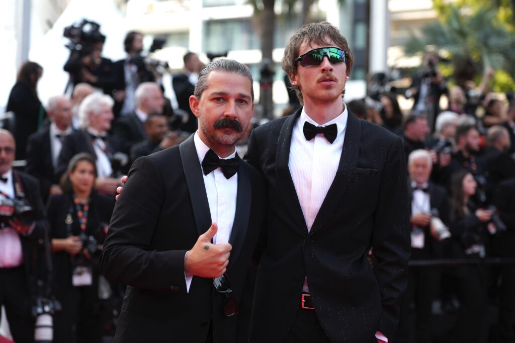 Shia LaBeouf and Leo Lewis O’Neil Stun at Cannes Premiere of “The Phoenician Scheme”