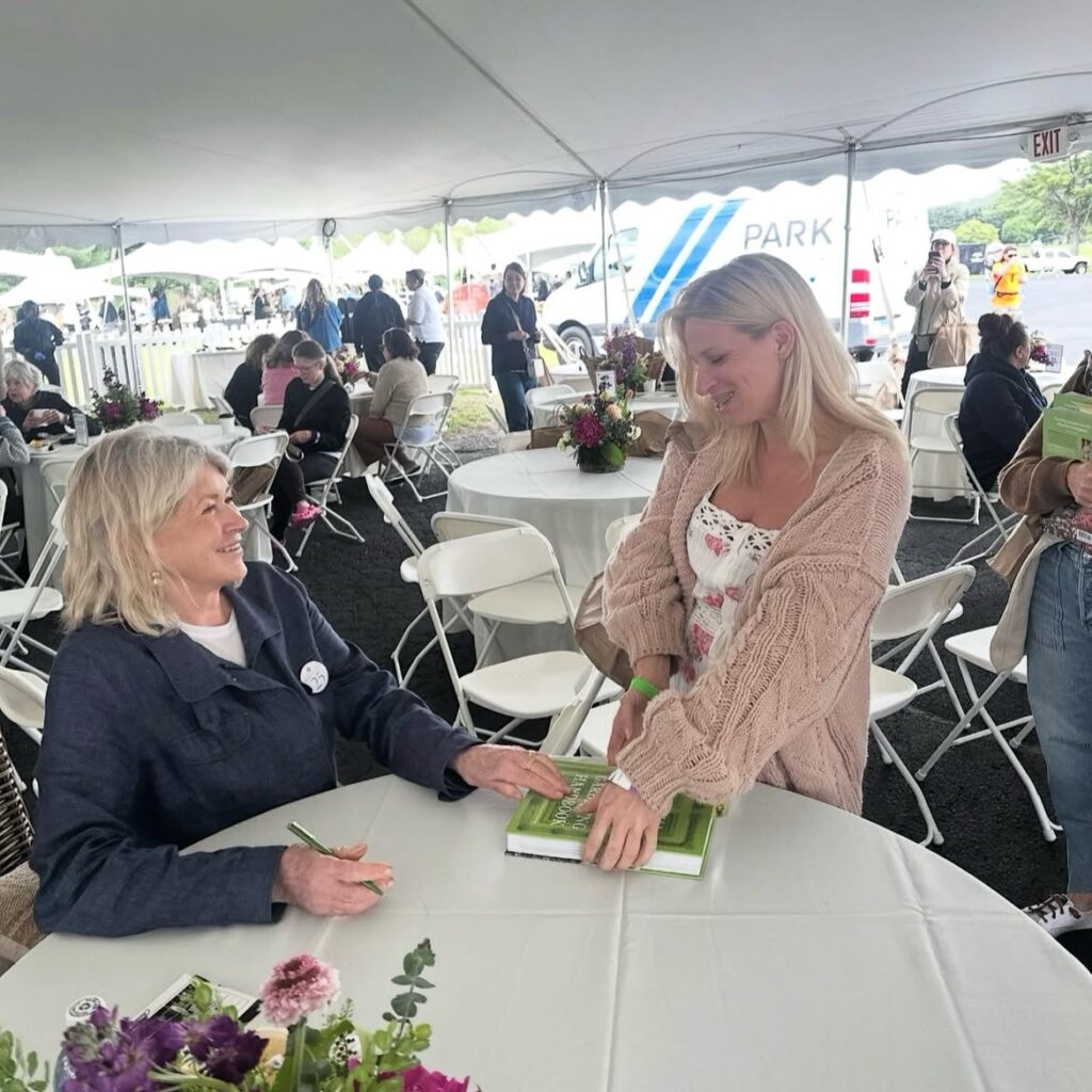 Pictured: Martha Stewart (Left) , Molly John-Marie Harvey (Right)