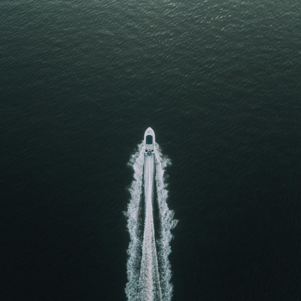 bird s eye photography of boat