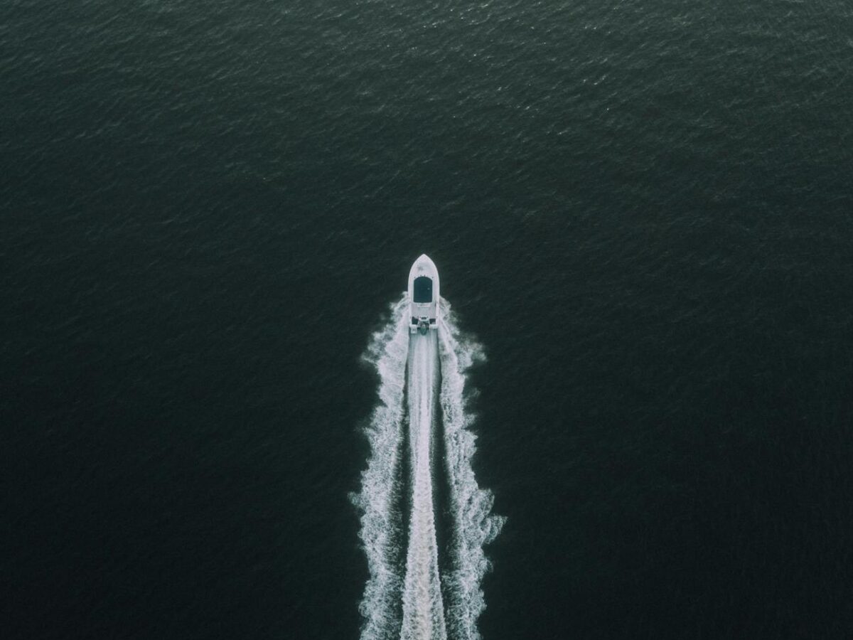 bird s eye photography of boat