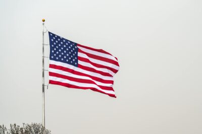 photo of american flag