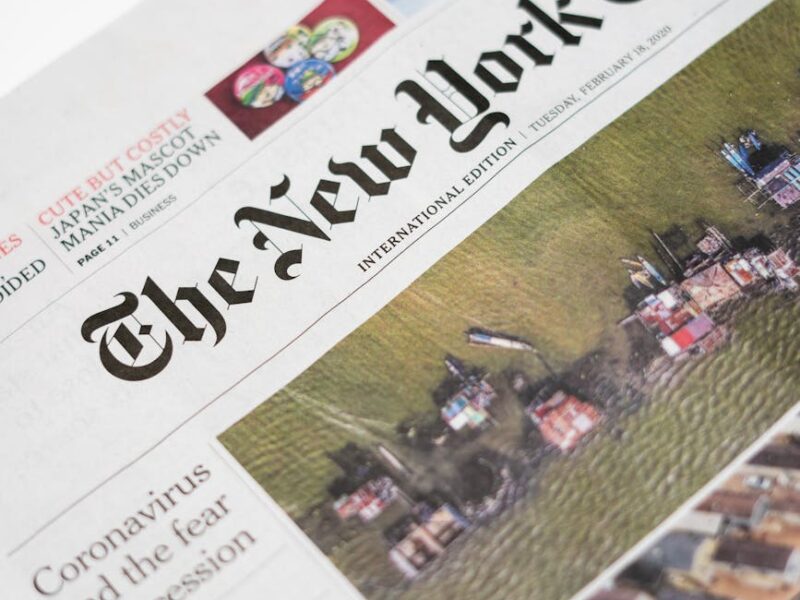 the new york times newspaper