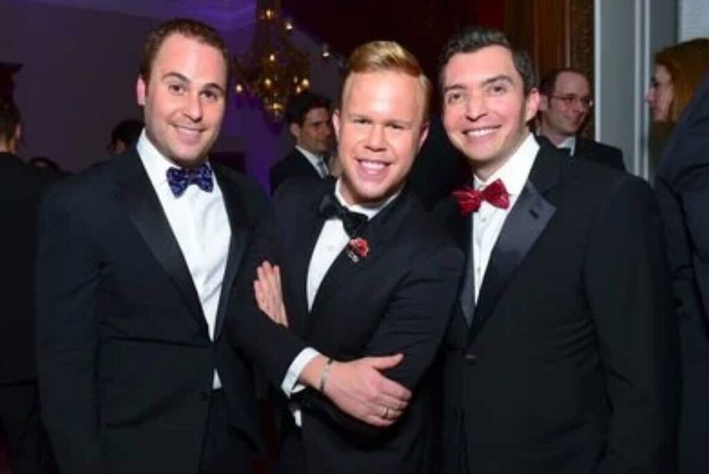 Fundraiser Pictured Left to Right: Michael Meltzer, Aleks, Monte Albers de Leon
