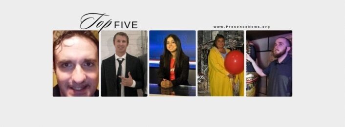 Top Five authors at Presence News for November 2025