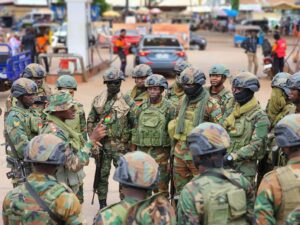 group of soldiers standing