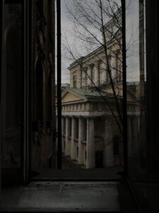 building with columns