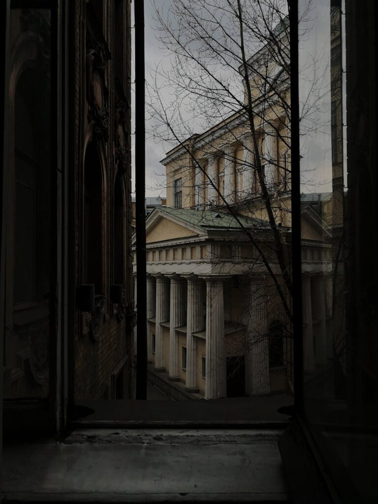 building with columns