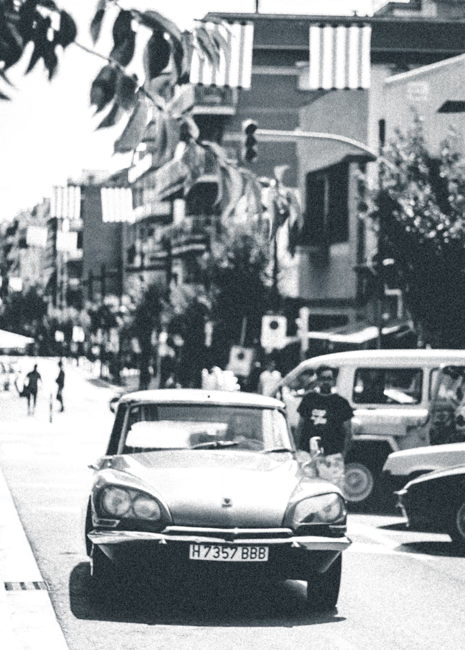 classic gray car