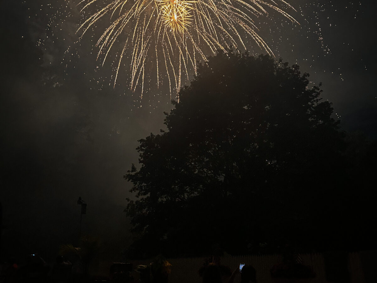 Cheshire, CT, USA, July 2025: Kurtz Farms annual firework show