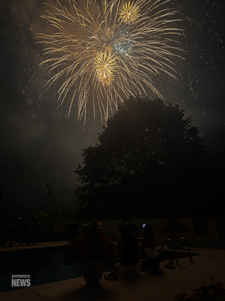 Cheshire, CT, USA, July 2025: Kurtz Farms annual firework show