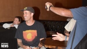 Ventura, CA, USA, May 2026: Bob Burnquist at Jackalope Event Meet & Greet signing autographs and meeting with fans. Photo taken by Kasdyn Click