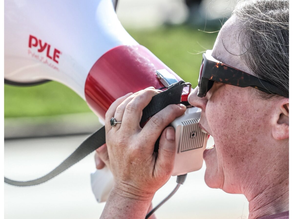 Onalaska, WI, USA, June 2026: Protest outside of Angelini’s Ristorante - Photo by Dan Balfanz Photography