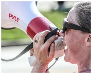 Onalaska, WI, USA, June 2026: Protest outside of Angelini’s Ristorante - Photo by Dan Balfanz Photography