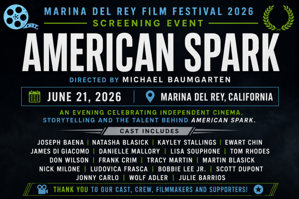 Beverly Hills, CA, USA, June 2026: Presence News attended American Sparking screening event of Marina del Rey Film Fest. AI Disclaimer - we used ChatGpt to put together this main photo