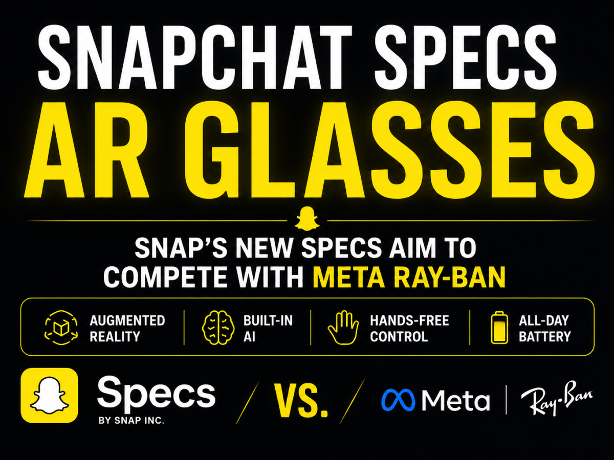 Snap Launches “Specs” AR Glasses, Betting on a Future Beyond Smartphones