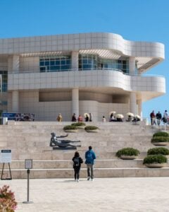 the getty art museum in los angeles
