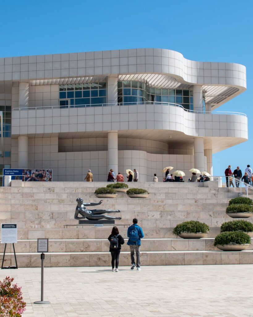 the getty art museum in los angeles