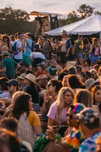 people gathering near canopy