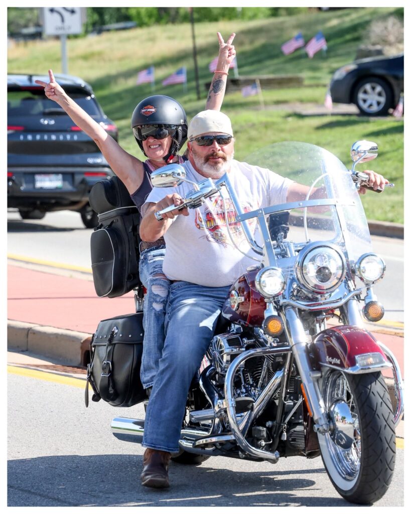 Onalaska, WI, USA, June 2026: Motorcycle outside of Angelini’s Ristorante - Photo by Dan Balfanz Photography