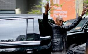 Toronto, Canada, September 2018: Dave Chapelle exiting vehicle upon arrival. Photography by John Bauld from Toronto, Canada, CC BY 2.0 , via Wikimedia Commons