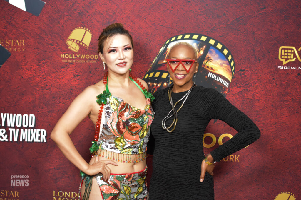 DTLA, CA, USA, August 2026: Jennifer Zhu, Nyla Couture, Hollywood Film & TV Mixer event at Florentín Rooftop Bar