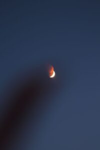 artistic photo of moon
