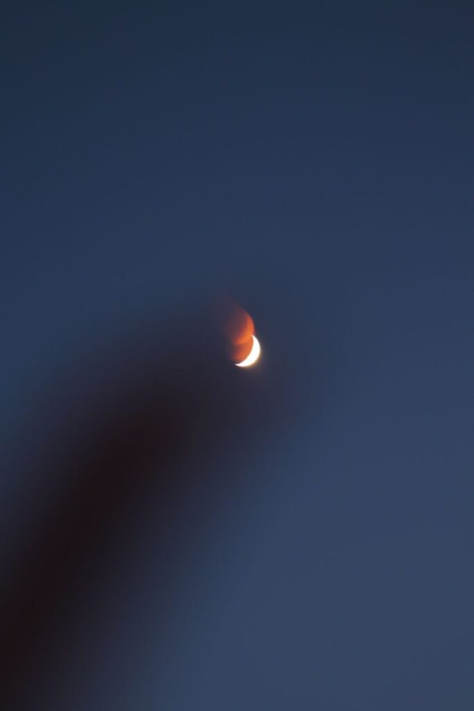artistic photo of moon