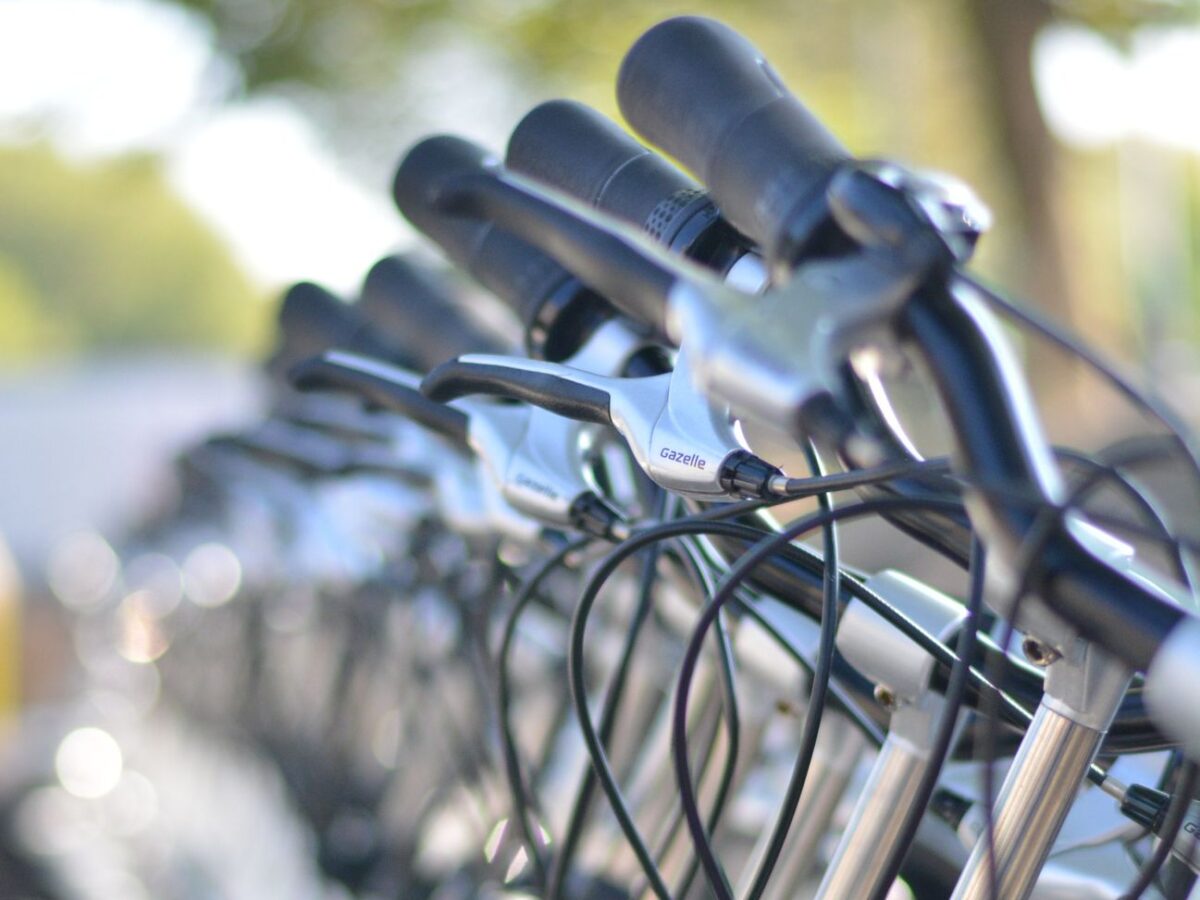 gray and black bicycles during daytime